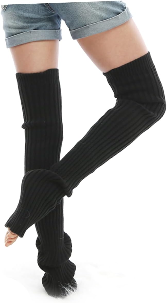 LIFKOME Crochet Leg Warmers Dance Leg Warmers Ladies Socks Leg Cuffs Socks Girl Cotton Stockings Women