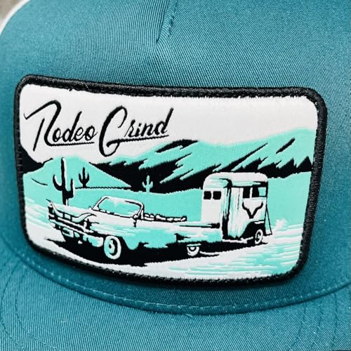 Image of Vexil American Rancher Adjustable Snapback Western Lifestyle Rodeo Southwest Inspired Meshback Hat