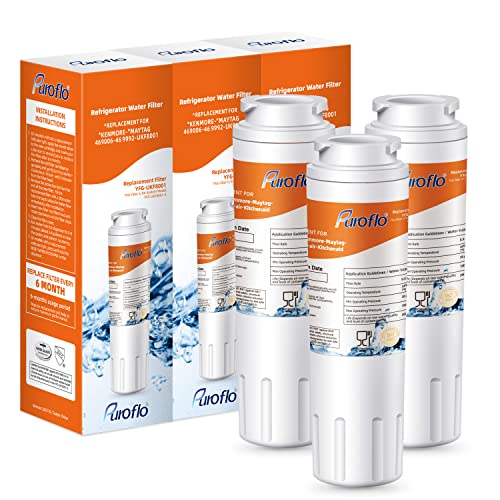 Puroflo Ukf8001 Compatible With Whirlpool Edr4Rxd1, 4396395, Maytag Ukf8001, Ukf8001Axx, Everydrop Refrigerator Water Filter 4, Rfc0900A, Ukf8001Axx-200, Ukf8001P, 469006, Pur, Puriclean Ii, Pack Of 3 #TOP6