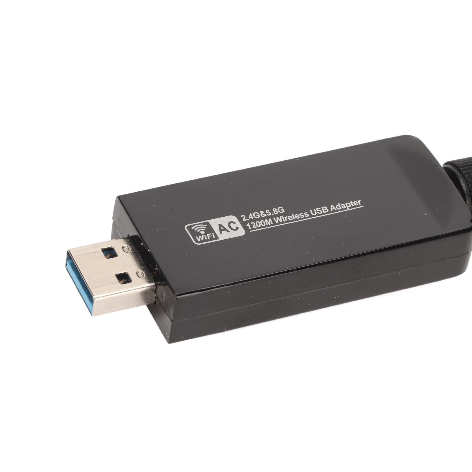 Yunseity Adattatore WiFi USB, Adattatore di Rete Wireless RTL8812AU, Dongle WiFi USB 3.0 1200M con Doppia Banda 2.42GHz/300Mbps 5GHz/866Mbps Antenna Ad Alto Guadagno per Android, Linux