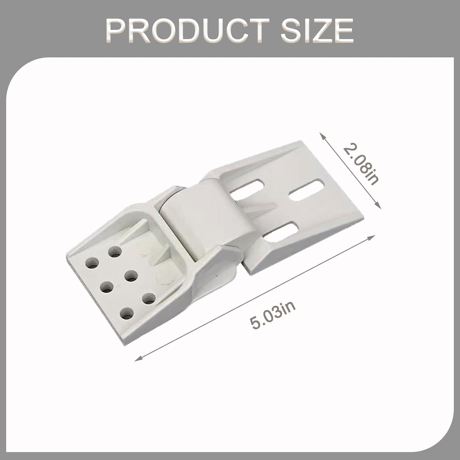 2 Pack Chest Freezer Plastic Hinge, Chest Freezer Hinge Universal, With Screw, and More Secure Smooth Operation