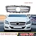 Produktbild Diamond Grille Frontgrill passend für Mercedes CLS Klasse W218 2011-2014 W218 CLS 250 CLS300 CLS350 ohne Emblem,Silver