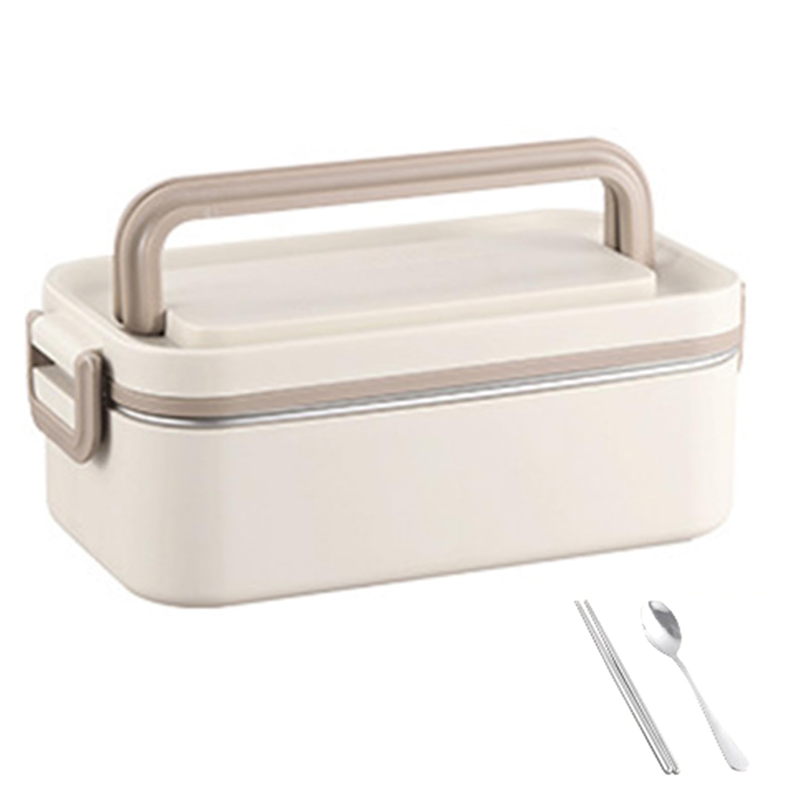 Tsophreniq Meal Box Leakproof Food Bentos Student Lunch Meal Prepping Fruit 304Stainless Steel Texture Leakproof Food Container