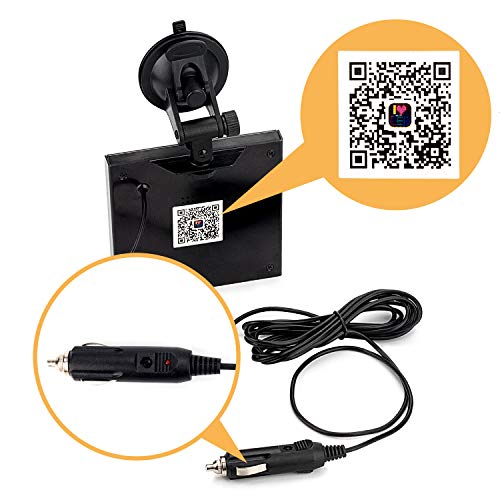 Leadleds 12V Car Window Sign Bluetooth Connected Fast Programmable by Smartphone for Car, Taxi, Store - Thumbnail 4