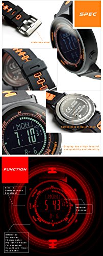 LAD WEATHER Swiss Sensor Watches with Digital Compass Altimeter Weather Forecast Barometer