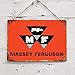 SIGNCHAT Massey Ferguson Vintage Retro Blechschild Metalldekor Metallschild Wand Metall Blechschild 20,3 x 30,5 cm