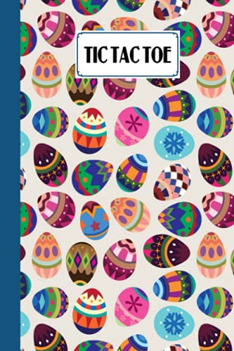 Tic Tac Toe: Games Fun Activities for Kids / Paper & Pencil Workbook for Games, Smart gifts for Family | Easter Egg Cover by Heribert Jordan image 2