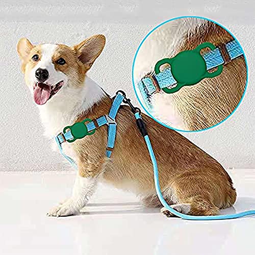 Pet Silicone Protective Case for Apple Airtag GPS Finder Dog Cat Collar Loop, Pet Loop Holder for Air_tag, for Apple Locator Tracker Anti-lost Device (Black) - Thumbnail 4