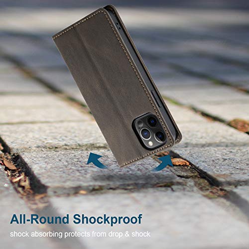 Japezop Iphone 12 Pro Max Case, Iphone 12 Pro Max Case Wallet With [Rfid Blocking] Card Holder Kickstand Magnetic,Leather Flip Wallet Case For Iphone 12 Pro Max 6.7 Inch (Coffee) #TOP5