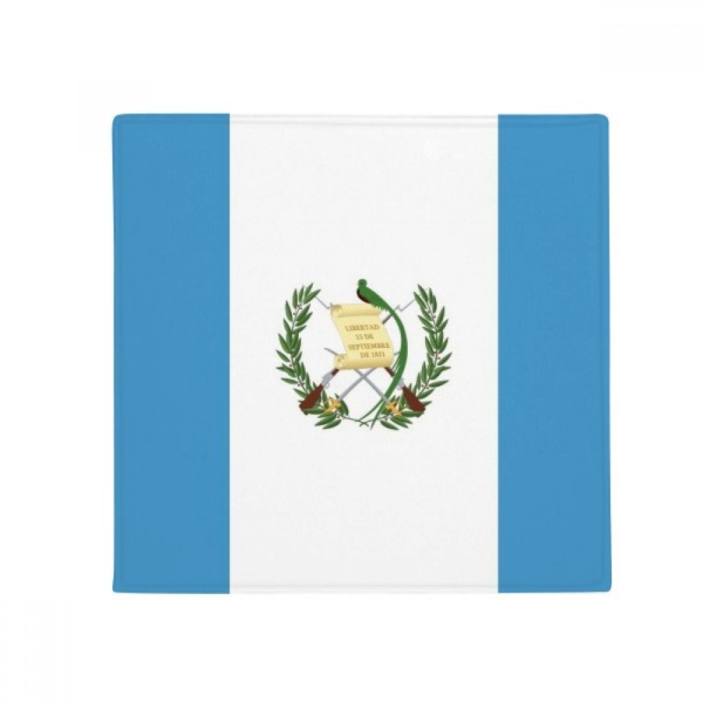 Tapis de sol Guatemala 50x50 cm carré antidérapant en polyester filé multicolore