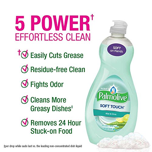 Palmolive Ultra Soft Touch Dish Soap, Aloe And Citrus - 20 Fluid Ounce (9 Pack) #TOP4