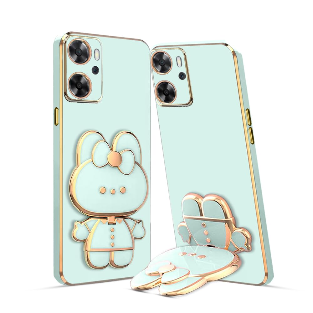 KARWAN®️ 3D Cat Back Case and Cover with Stand Compatible for Oppo K10 4G | Stand and Mirror | Camera Protection | Electroplated | Folding Stand -Mint (B0CCL9995T) Amazon Price History, Amazon Price Tracker