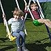 Sportspower Park Ridge Metal Swing Set for Kids Ages 3-8 – 2 Swings, Standing Swing, Roman Glider, Teeter Totter, 5ft Slide, 6.1' Durable Steel Frame, Anchor Kit, 800 lbs Capacity