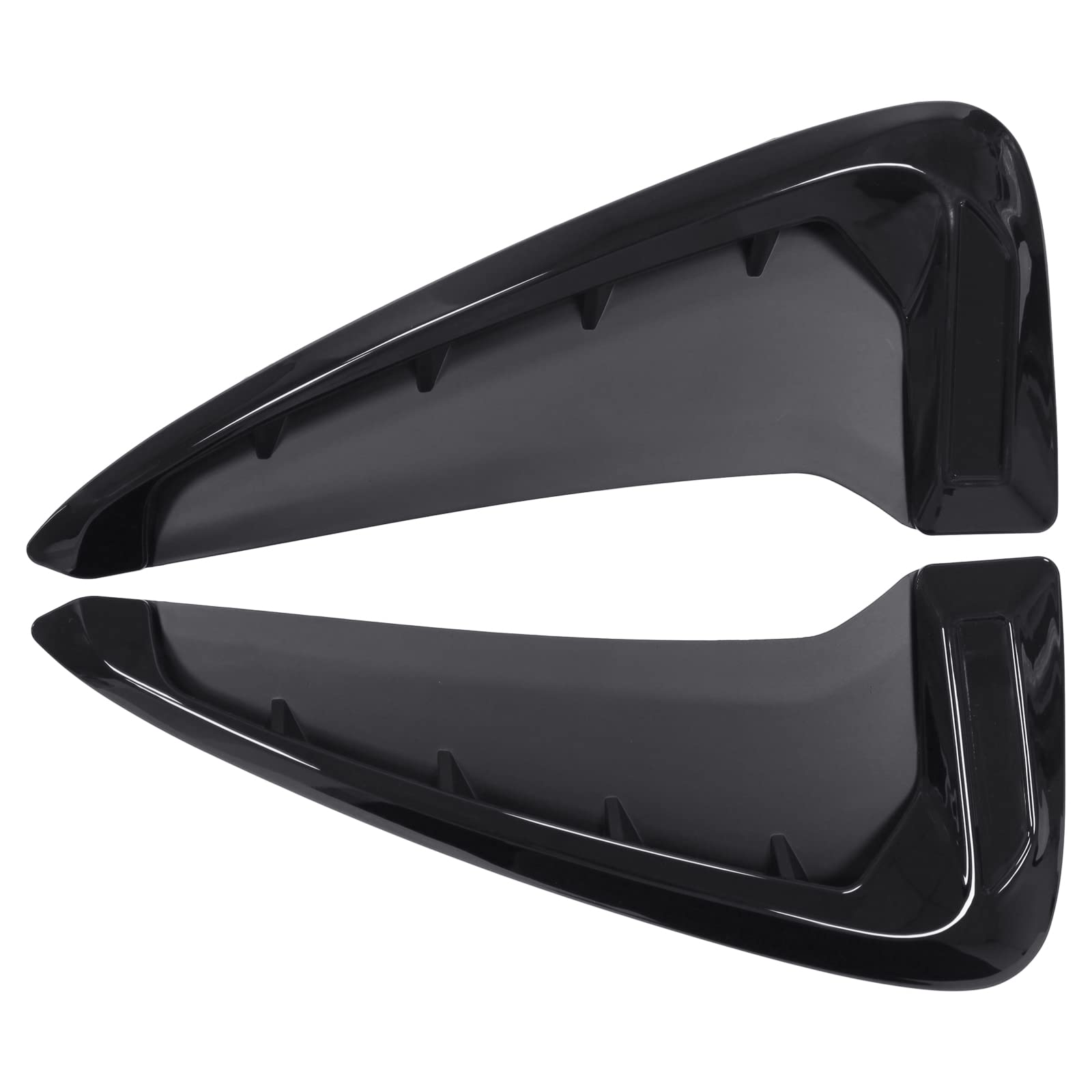 HouYeen Front Left and Right Exterior Side Wing Air Flow Fender Grille Vent Gloss Black for B-M-W X5 F15 F85 25d 30d 40d 28i 35i 50i 2013-2018