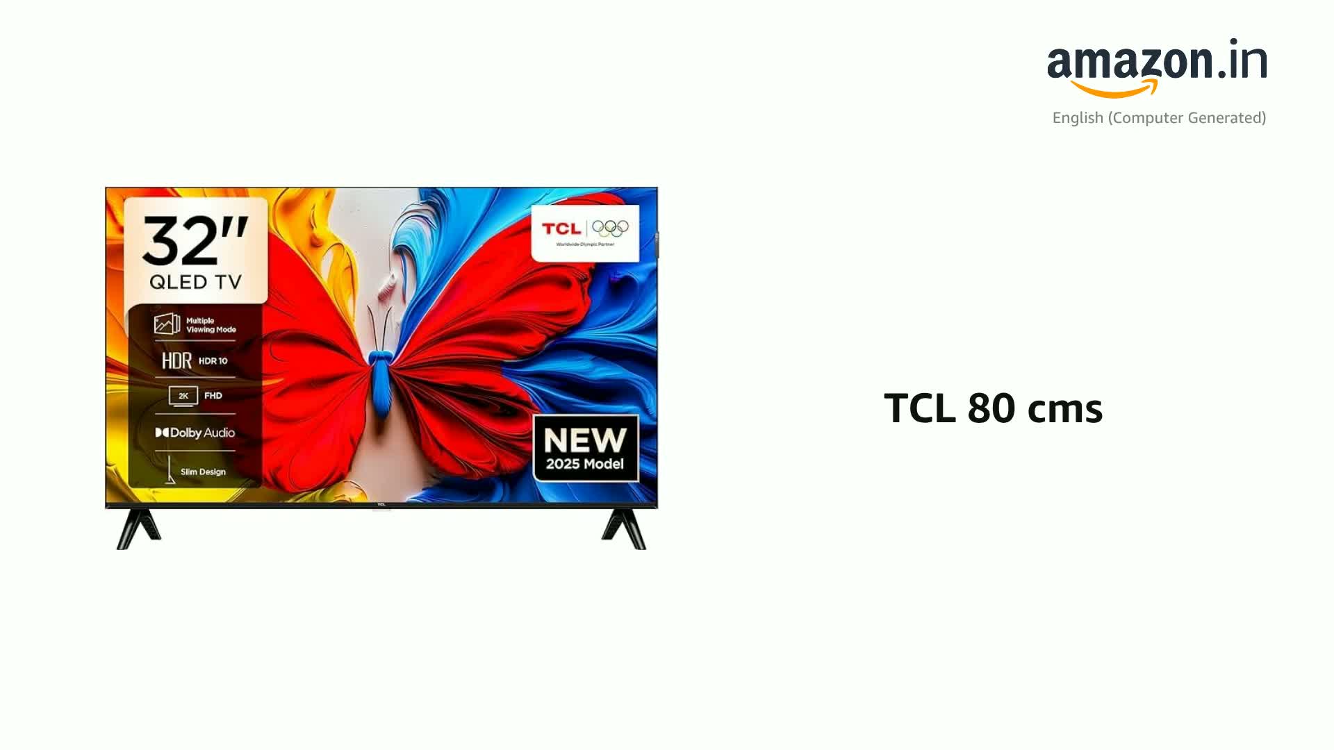 TCL 80 cms (32 inches) S5KSeries Full HD Smart QLED Google TV