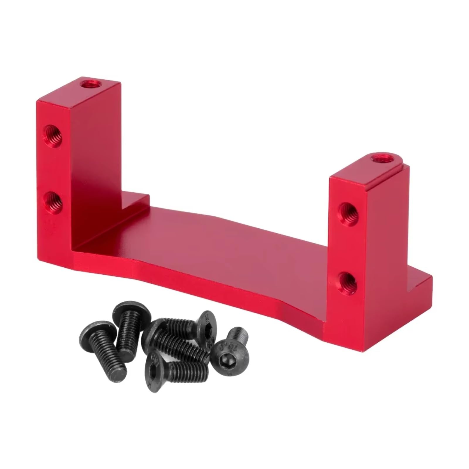 for Tamiya for TT02 1/10 1PCS Aluminum Servo Mount Mounting Base Holder 54977 RC Car Upgrade Parts Accessories Upgrade Parts RC Car Accessories(Red)