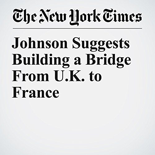 Johnson Suggests Building a Bridge From U.K. to France by Richard Pérez Peña | Audiobook Johnson Suggests Building a Bridge From U.K. to France by Richard Pérez Peña | Audiobook