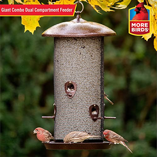 More Birds 38113 B001M7P3N4 Stokes Select, Giant Combo Outdoor Feeder, 2 Seed Com, Black - Thumbnail 2