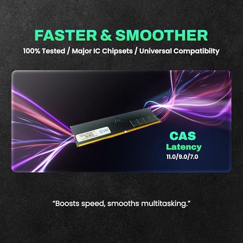 Image of EVM 32GB DDR5 Desktop RAM 4800Mhz LongDimm - High Performance - Ideal for Gaming and Editing - MAC, Intel, AMD Compatible - 10 Years Warranty (EVMT32G4800U88P)