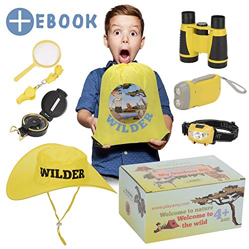 WILDER Kids Adventure kits, Kids Explorer Kit for Boys and Girls, Adventure Outdoor
