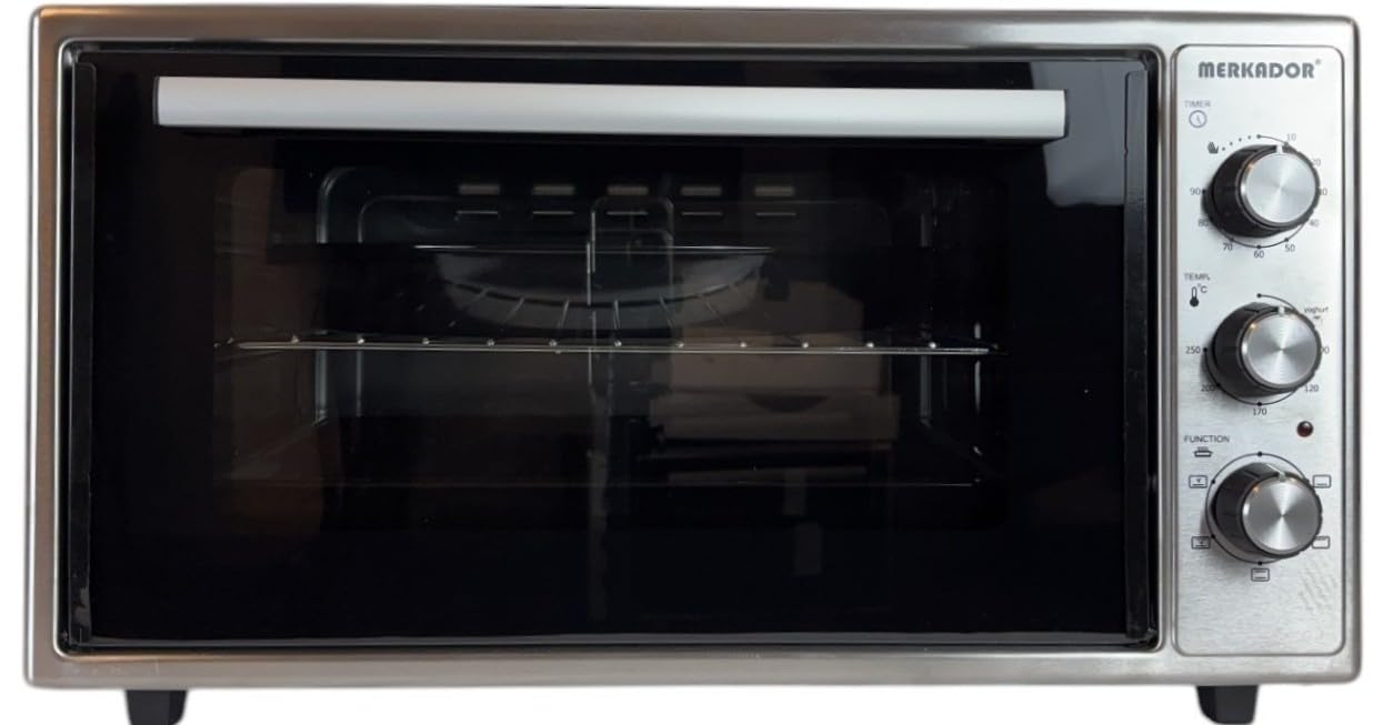 Four Autonome L - 50 litres - 2000 W - Finition Inox - Air Chaud - Intérieur émaillé facile à nettoyer