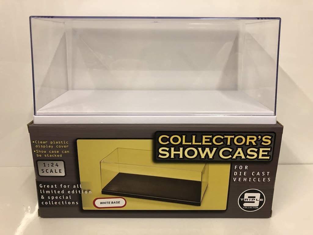 TRIPLE 9 - Boite-VITRINE Show-Case 1/24th Socle Blanc - 1/24