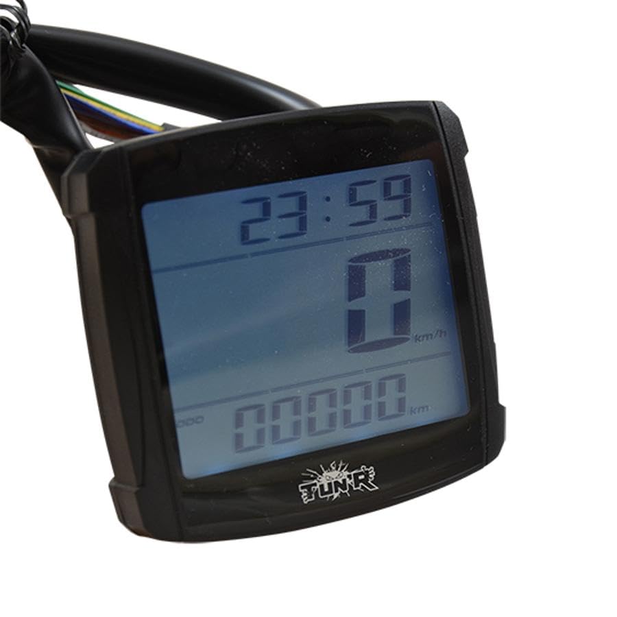 cyclingcolors compteur de vitesse moto scooter mobylette digital multifonction avec support universel