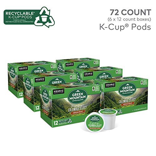 Image of Green Mountain Coffee Roasters Colombia Select, Single-Serve Keurig K-Cup Pods, Medium Roast Coffee Pods, 72 Count