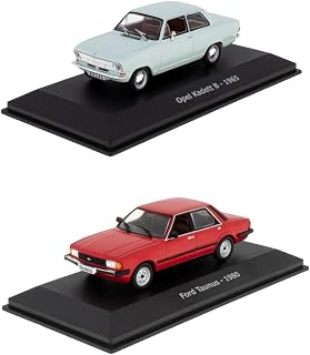 OPO 10 Lot von 2 Autos 1/43 kompatibel mit OPEL Kadett B 1965 und kompatibel mit Ford Taunus - LCC3