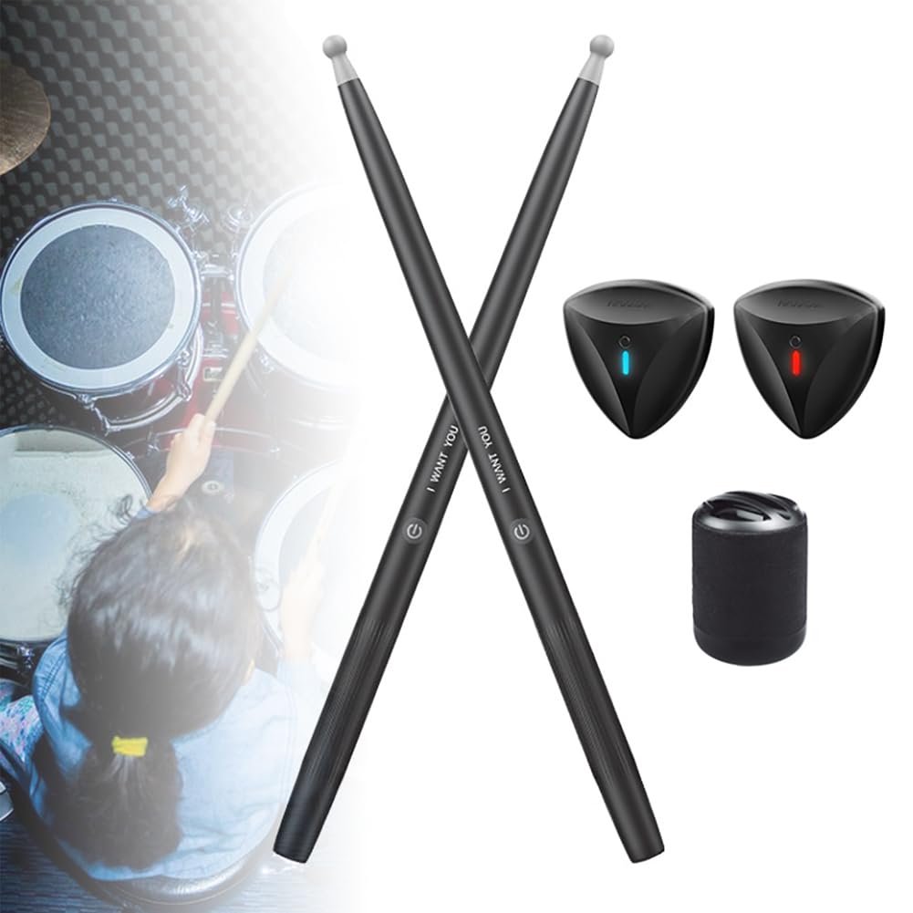 Kit de batterie virtuelle pour apprendre le rythme sans encombrer votre espace de vie