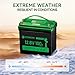 12V 100Ah LiFePO4 Lithium Battery, Mini Deep Cycle Rechargeable LiFePO4 Battery, Max.15000 Cycles Built in 100A BMS for RV, Trolling Motor, Camping, Marine, Solar, Home Energy Storage(1 Pack)