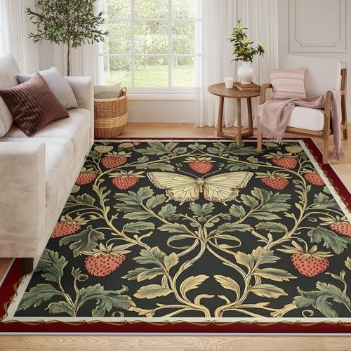 Tapis de salon doux et lavable pour éviter les glissades