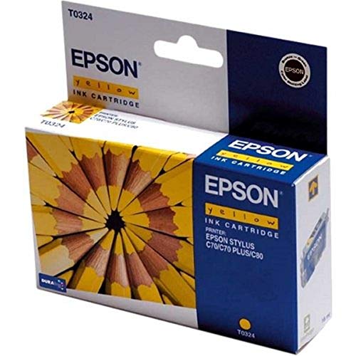Epson T0324 Cartouche d'encre d'origine Jaune pour remplacer votre réservoir vide sans fuite