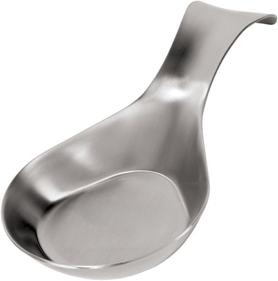 Deluxe Stainless Steel Spoon Rest – 2 pc Set