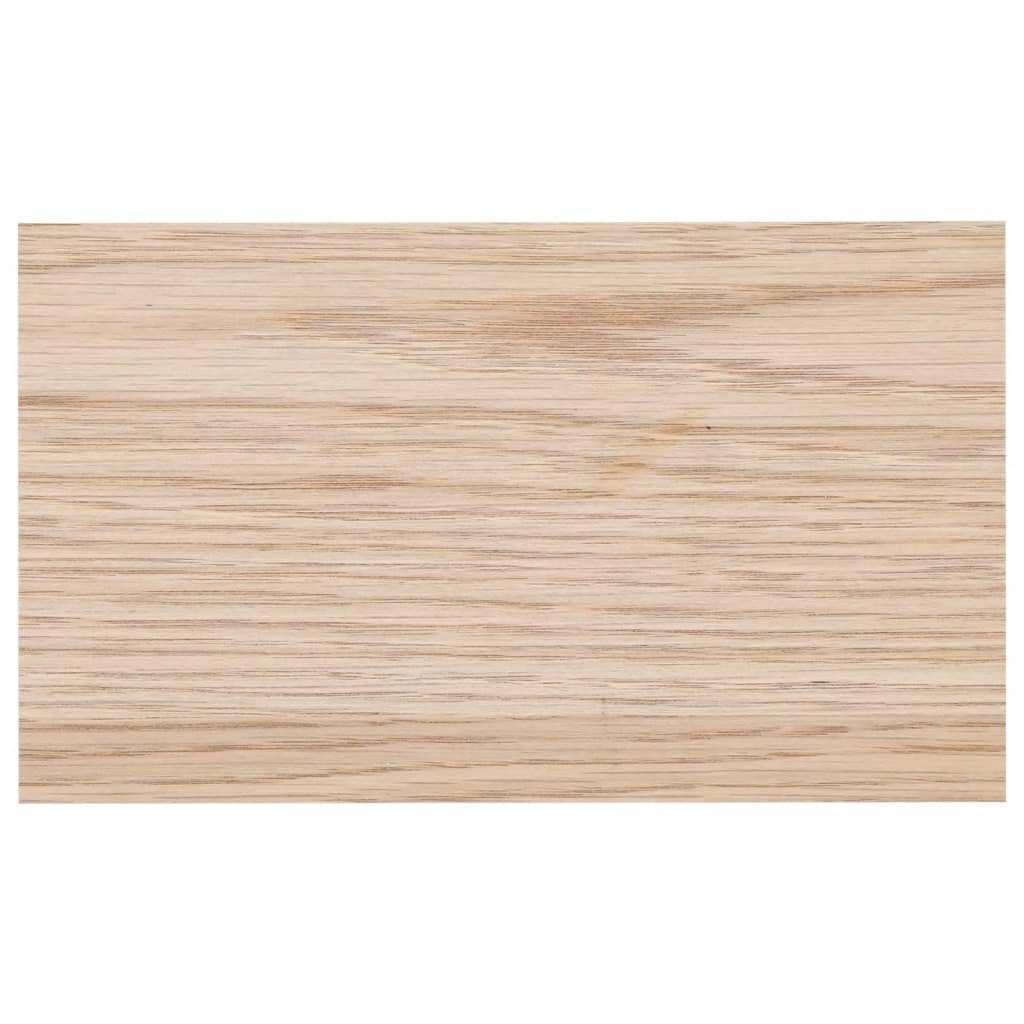 Juego de 2 estantes flotantes, 40 x 23,5 x 4 cm, de madera con chapa de roble, rectangular, para salón, dormitorio, cocina, pasillo, con soporte invisible