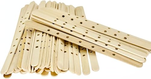 150 fijadores de mecha de vela de madera, soportes de mecha de vela de madera, soporte de mecha de vela, dispositivos de centrado de mecha de vela