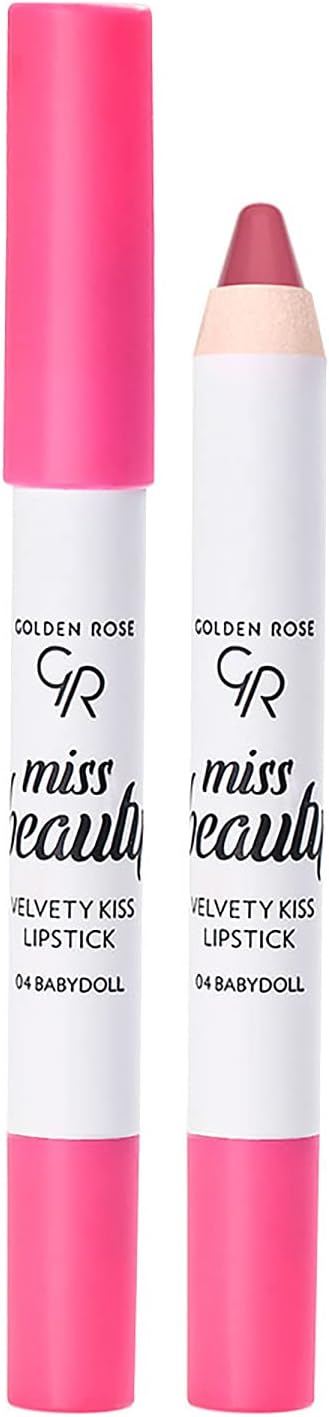 Golden Rose Miss Beauty Velvety Kiss Lipstick Ruj No: 04 Babydoll