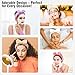 Spa Headbands for Women with Wristband Set: Facial Makeup Headbands for Girls & Teens - Soft Coral Fleece Elastic Hair Wraps with Wrist Accessories for Washing Face Shower Bath Beauty Skincare Gifts