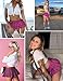 Avidlove Pleated Skirts for Women Y2k Mini Skirt Casual Short Skirts Micro Skirt Purple Pink Plaid XS