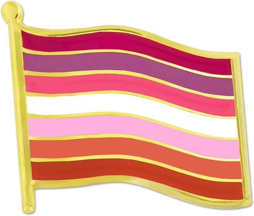 Image of PinMart Gay Pride LGBT Enamel Lapel Pin