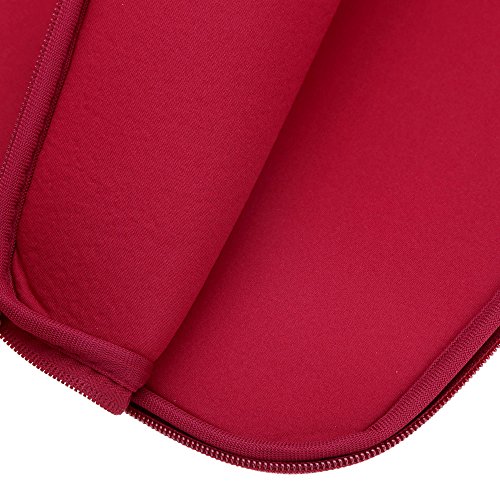 Festnight Caso de saco zíper manga macia para MacBook Air Ultrabook Laptop Notebook 11 polegadas 11