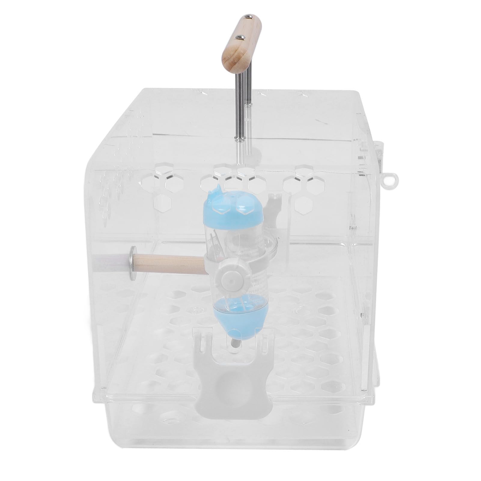 Hamster-Tragekäfig, Transparenter Acryl-Hamster-Reisekäfig mit Anti-Biss-Design, Tragbarer Kleintier-Tragekäfig mit Geräumigem Innenraum für, Ratten, Rennmäuse Im Freien