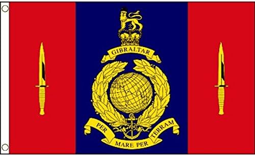 AZ FLAG 45 Commando British Royal Marines Flag 3' x 5' - British Army flags 90 x 150 cm - Banner 3x5 ft