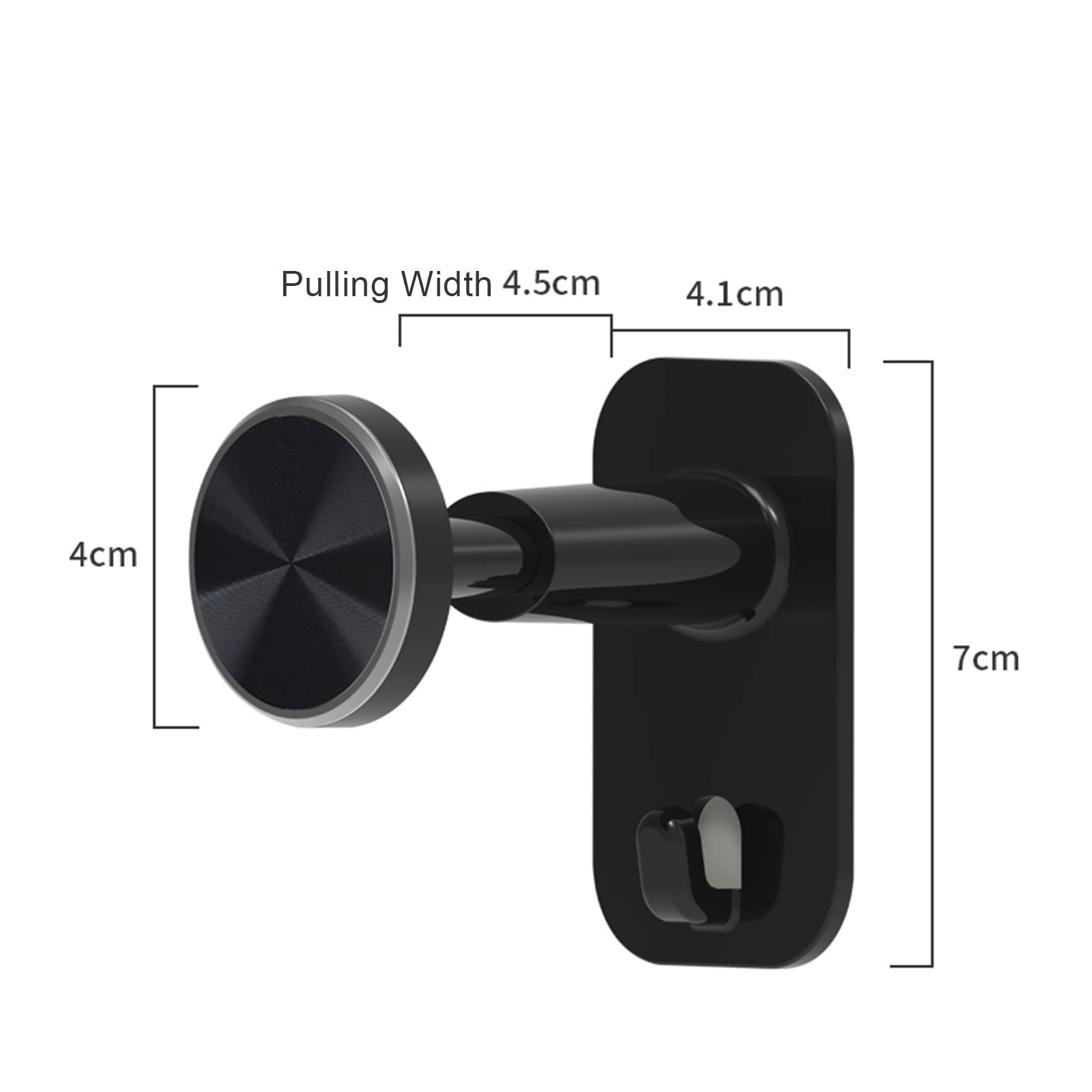 porta-cuffie, Supporto da parete con design telescopico for auricolari(White)
