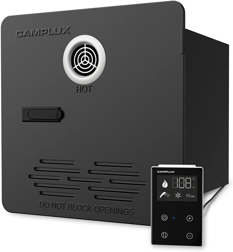 CAMPLUX RV Hot Water Heaters with Door, RV On Demand Water Heaters Max