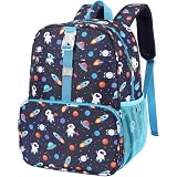 BrainyBees Kids Backpack for Boys - 15 Inch Space Backpack for Kids 4-7