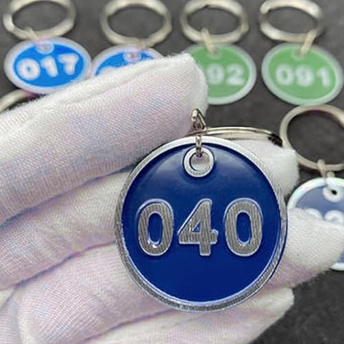 Étiquettes d'Identification Numérotées en Métal pour Ne Plus Perdre Vos Clés