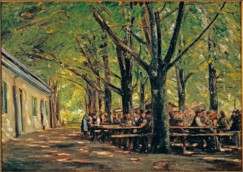 Tableau toile Max Liebermann 60x90cm art portrait pour decoration murale
