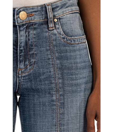 KUT from the Kloth Women's Stevie Straight Leg-Princess Seam at Frt W/Slit3