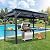 SHPAI 6.5x12FT Hardtop Grill Gazebo, All-Weather Outdoor BBQ Gazebo with 2 Side Shelves and 4 Ceiling Hook, Galvanized Steel Pitched Roof, Outdoor Grill Canopy for Patio, Backyard, Lawn, Deck – Grey